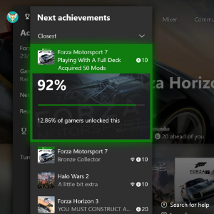 Next Achievements