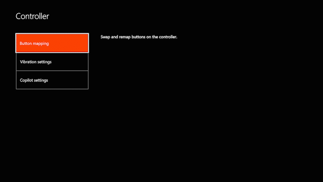 .gif of copilot feature settings for Xbox One