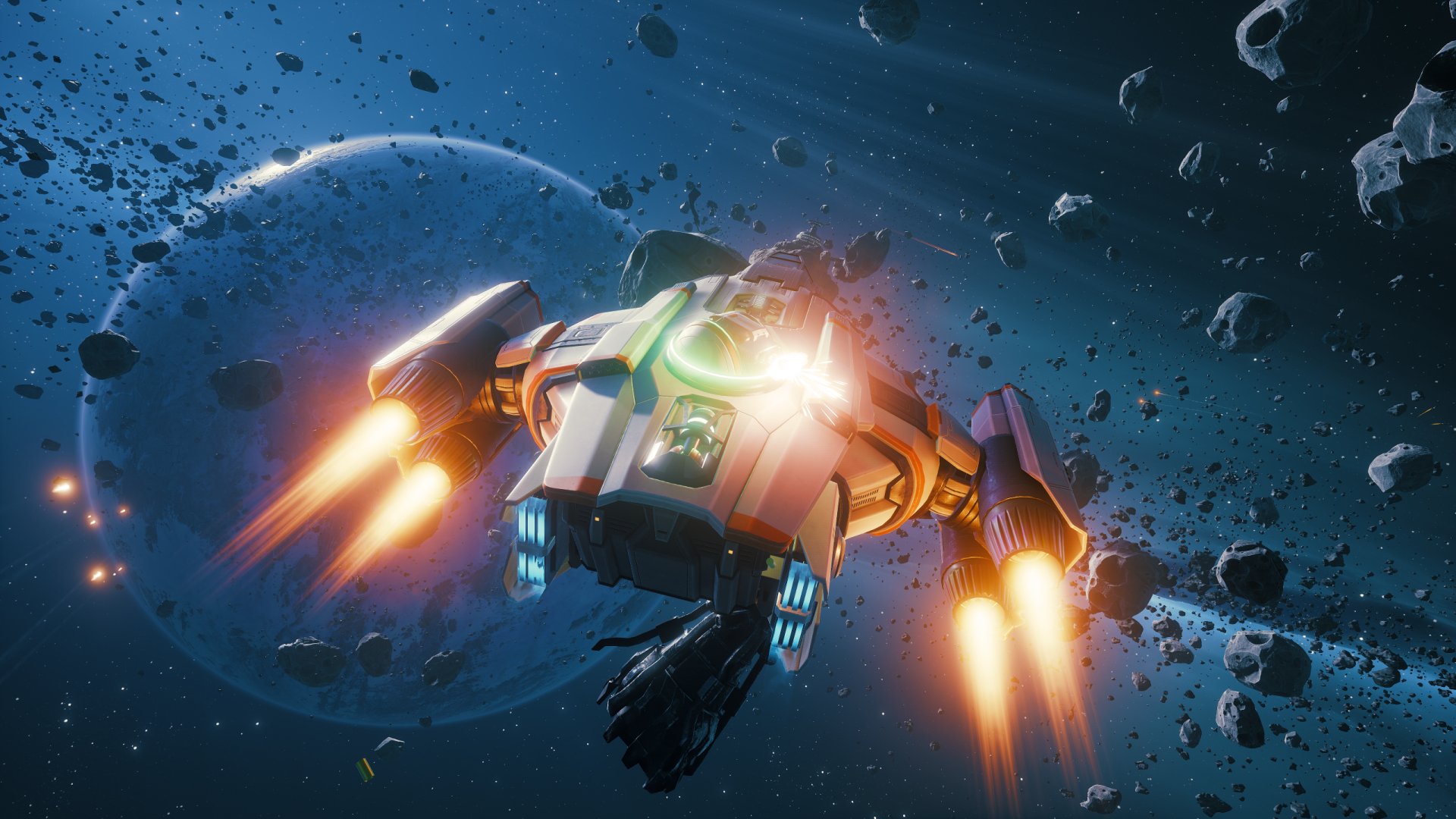 Everspace Colonial Gunship Gatling Gun Screenshot