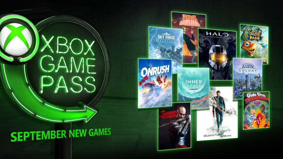 Xbox Game Pass September Hero Image