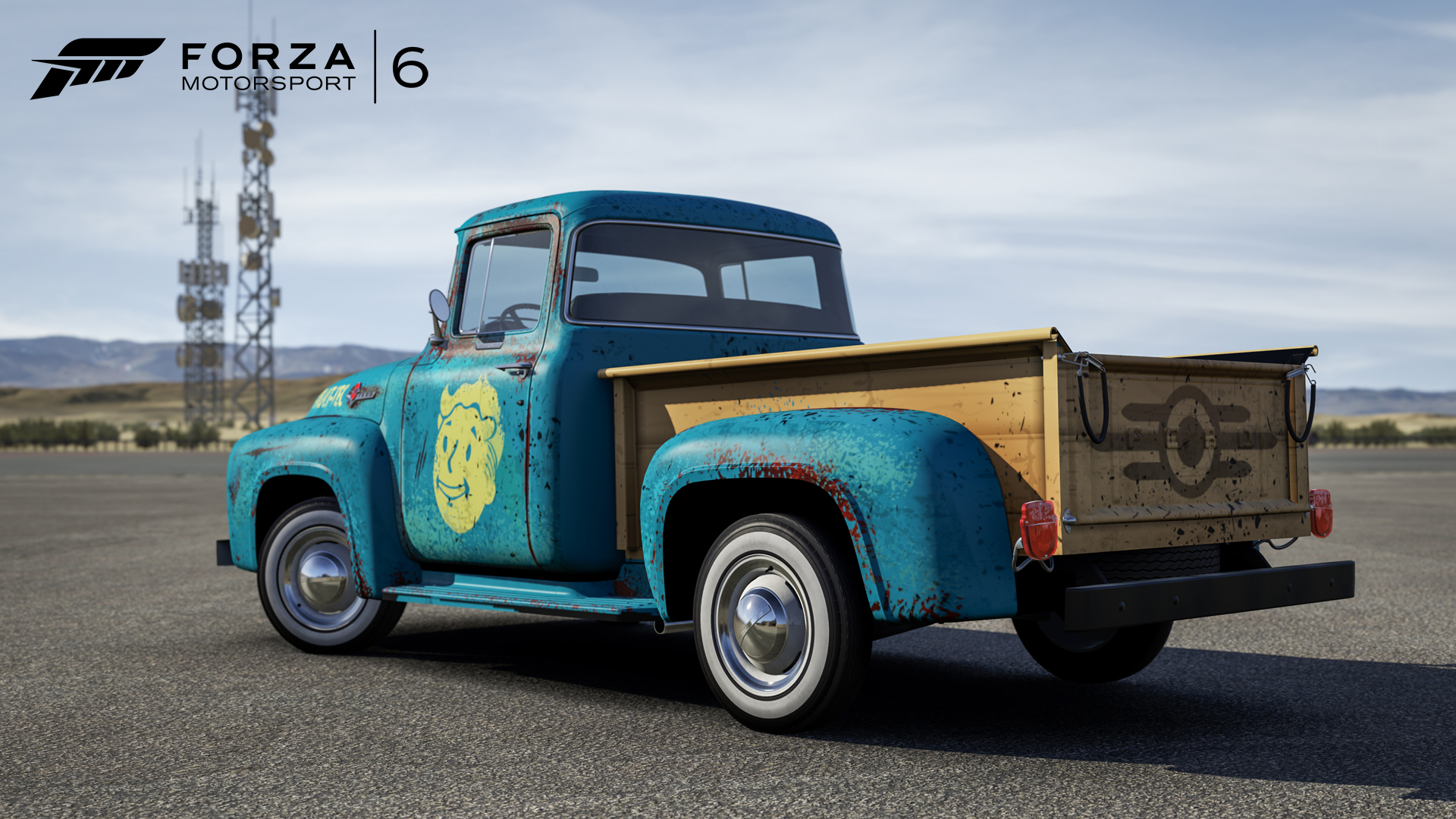 Fallout 4 1956 Ford F100 Back