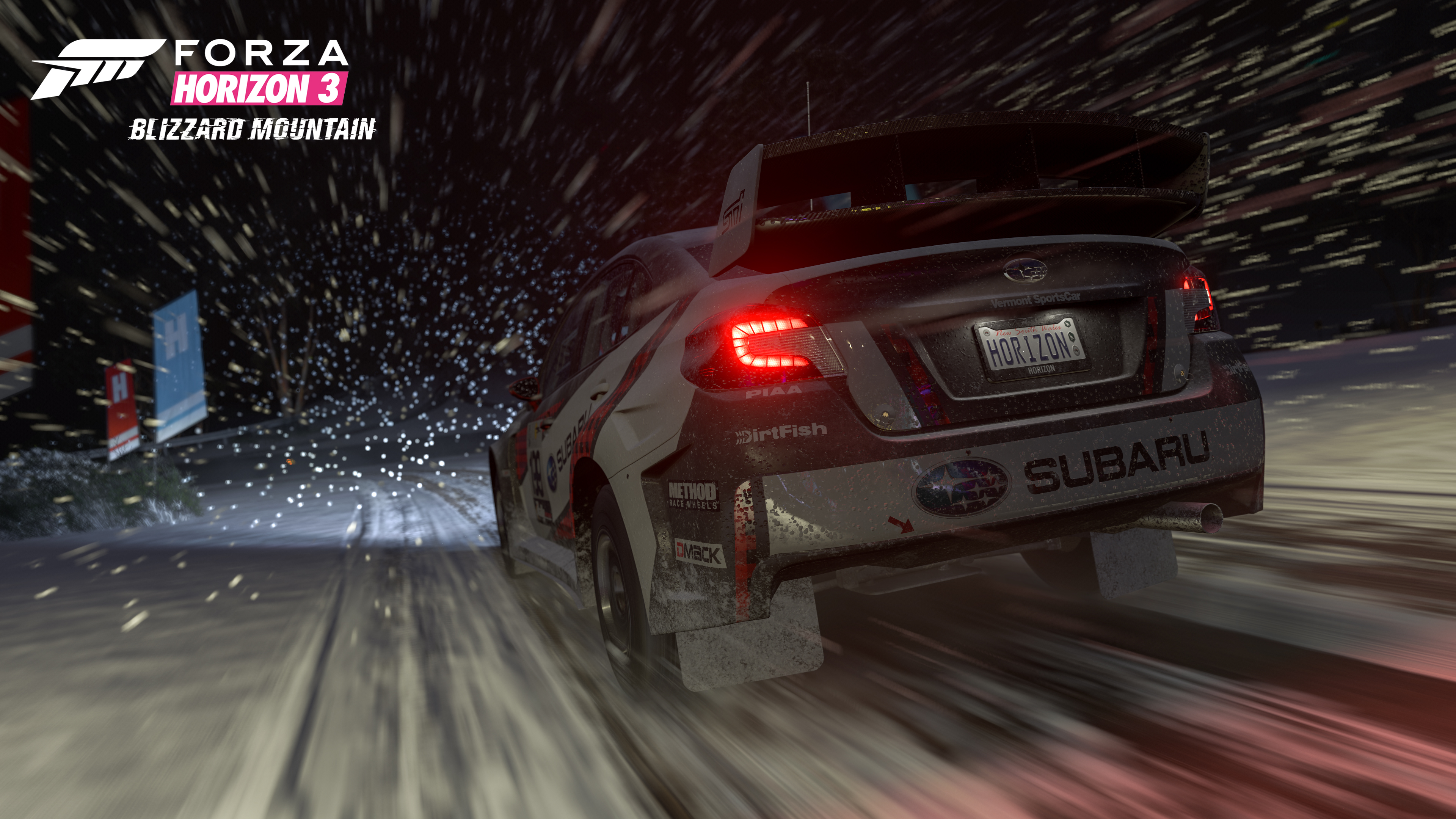 Night Race in Forza Horizon 3 Blizzard Mountain Expansion