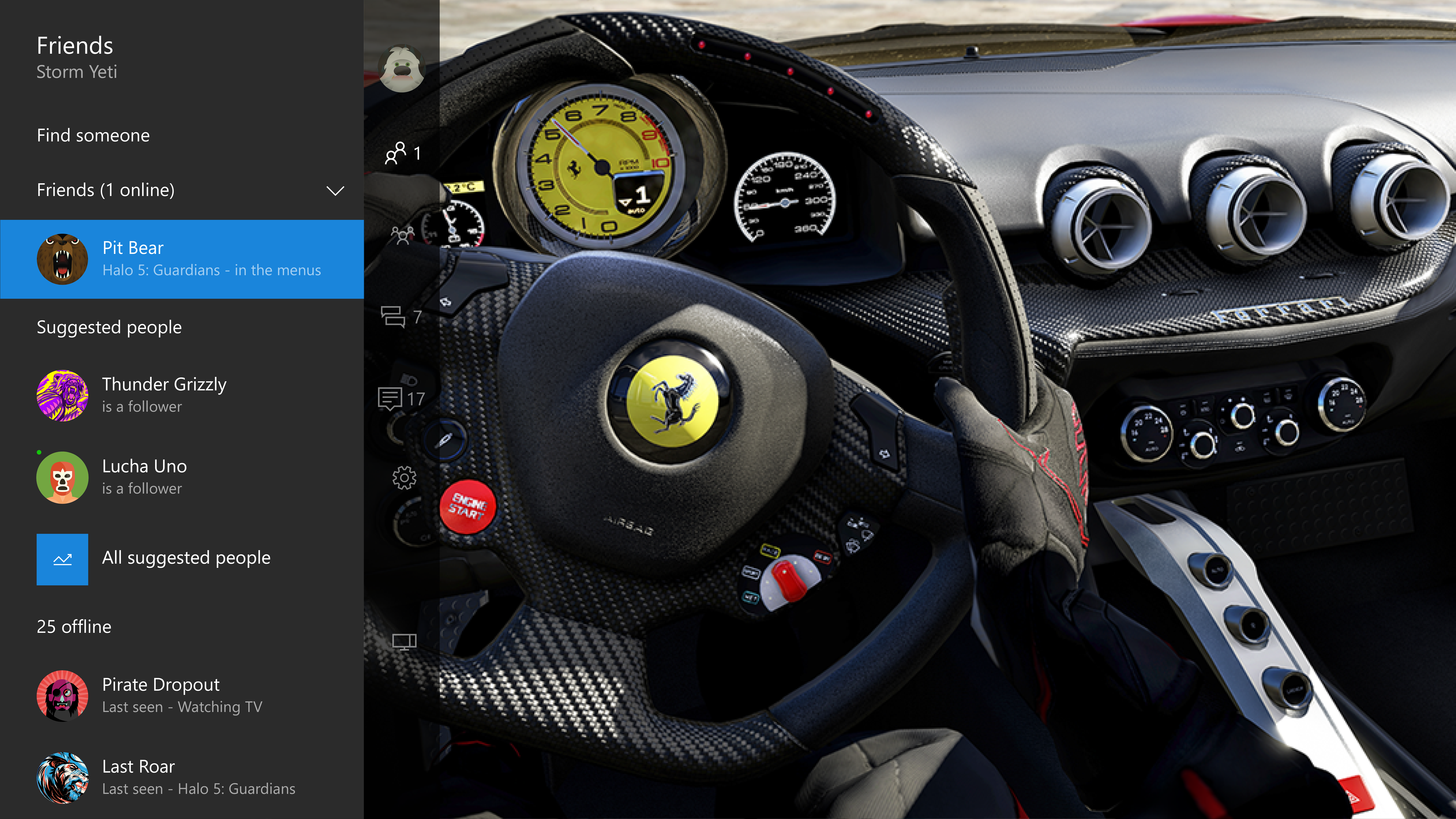 Join friends online in the new Xbox One experience