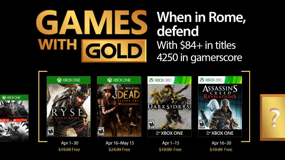 Games with Gold Hero Image