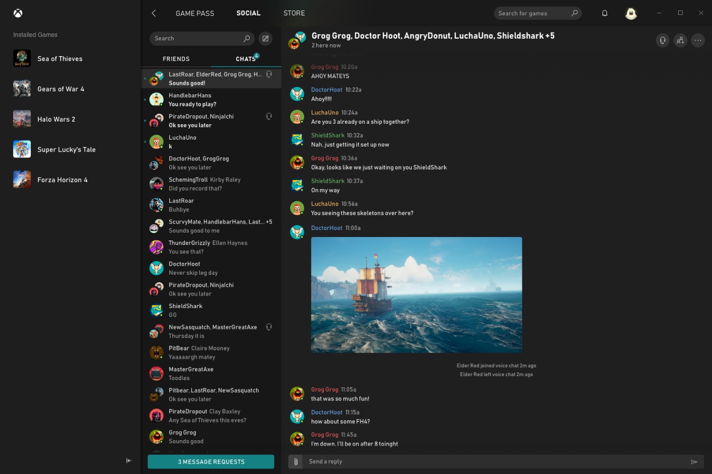 Game Pass Chat