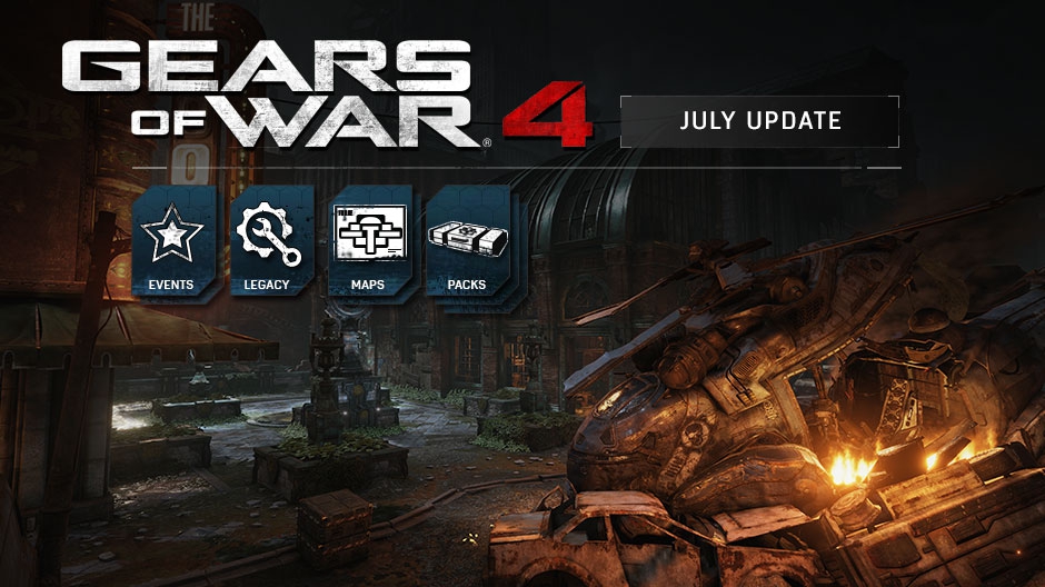 Gears 4 July Update Hero Image