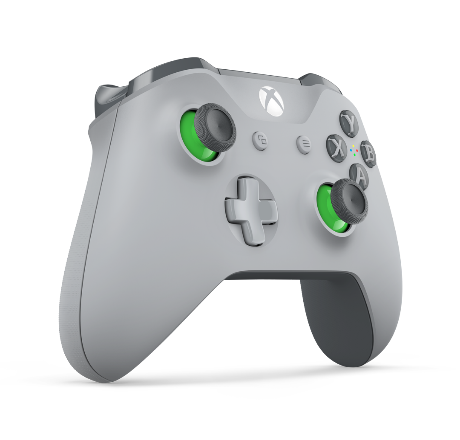 Xbox One Controller Green and Grey
