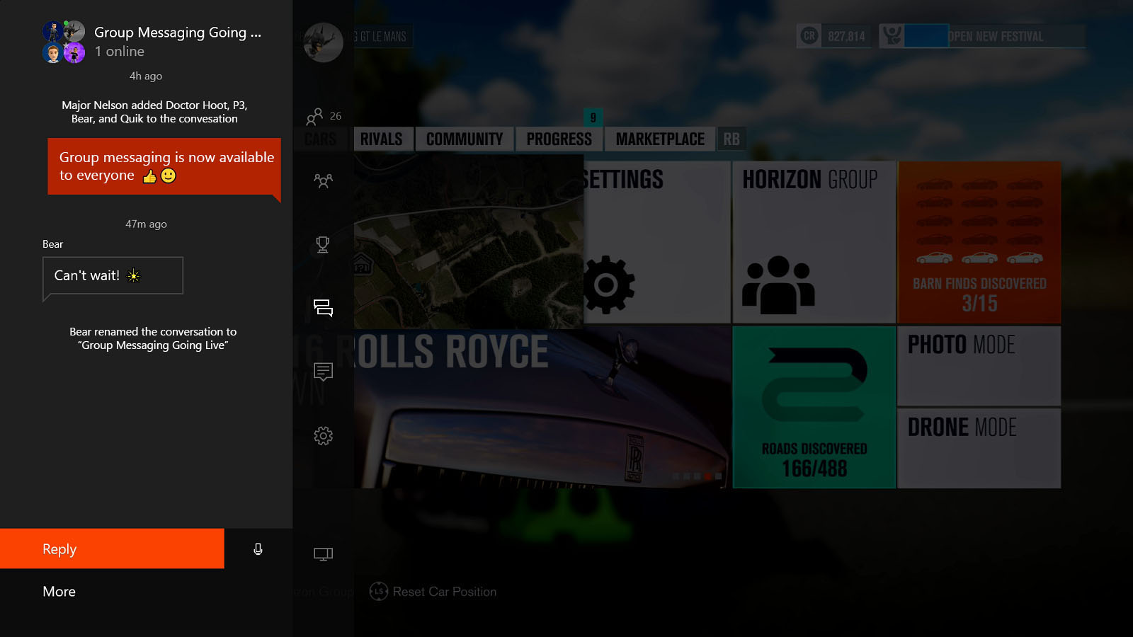 Group Messaging on Xbox One