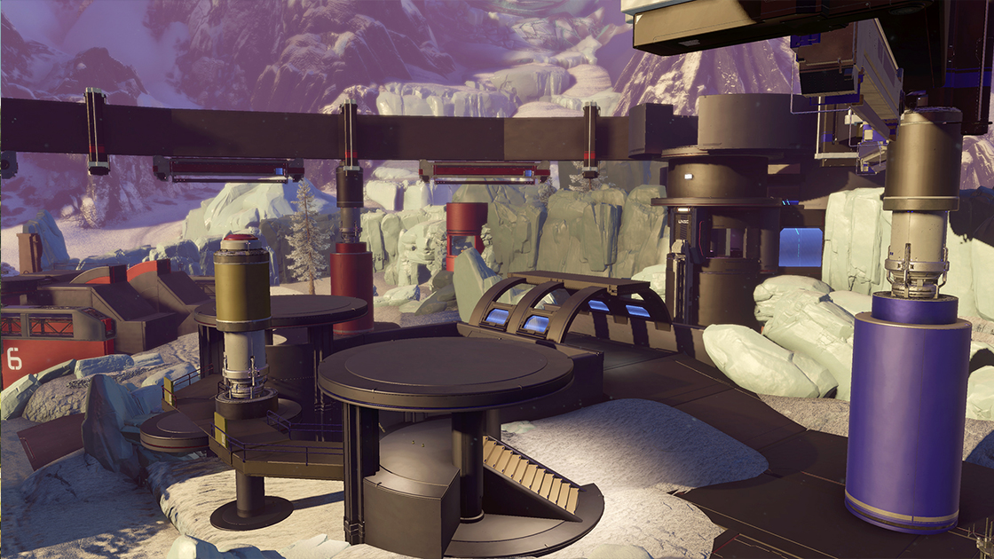 Halo 5 Guardians Big Team Battle Map Recurve