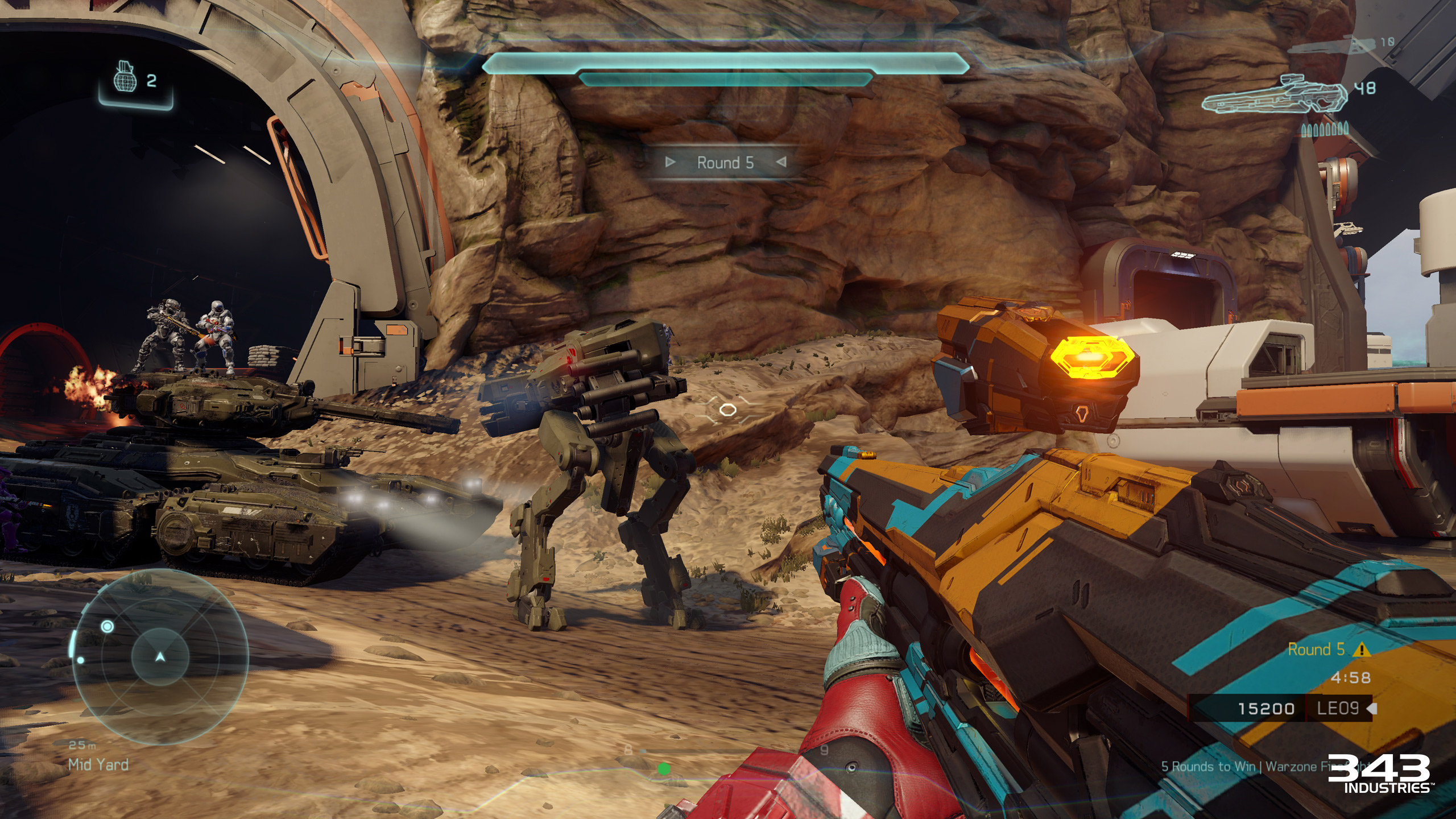 Halo 5 Guardians Warzone Firefight Tank Ride
