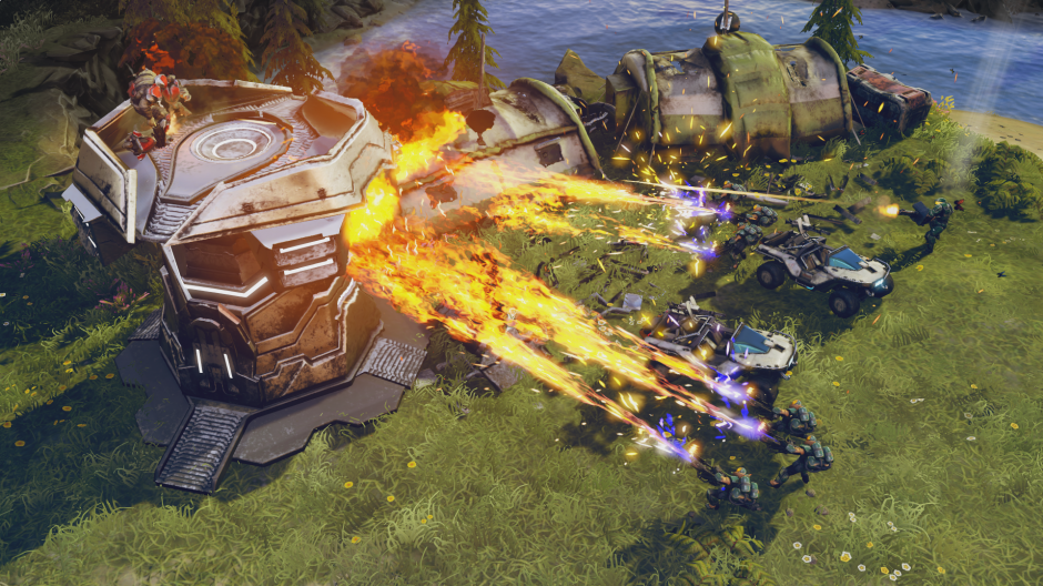 Halo Wars 2 Campaign - Burning Tower