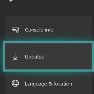 System Update