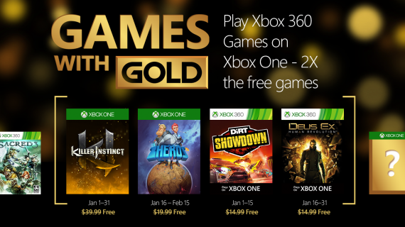 January Games with Gold
