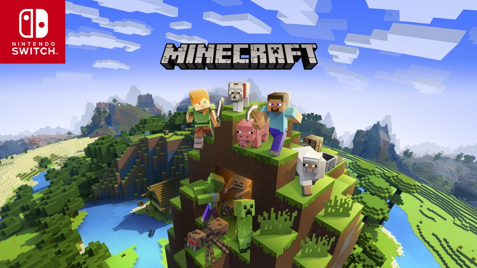 Minecraft Key Art with Switch