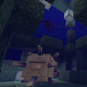 Ocean monument in Minecraft