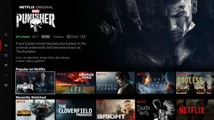 Netflix Menu