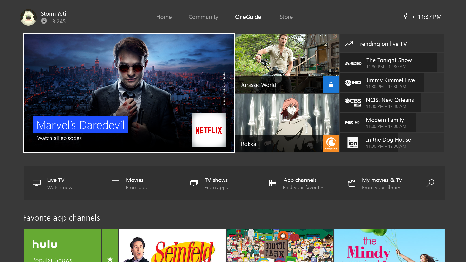 Image of OneGuide for Xbox One