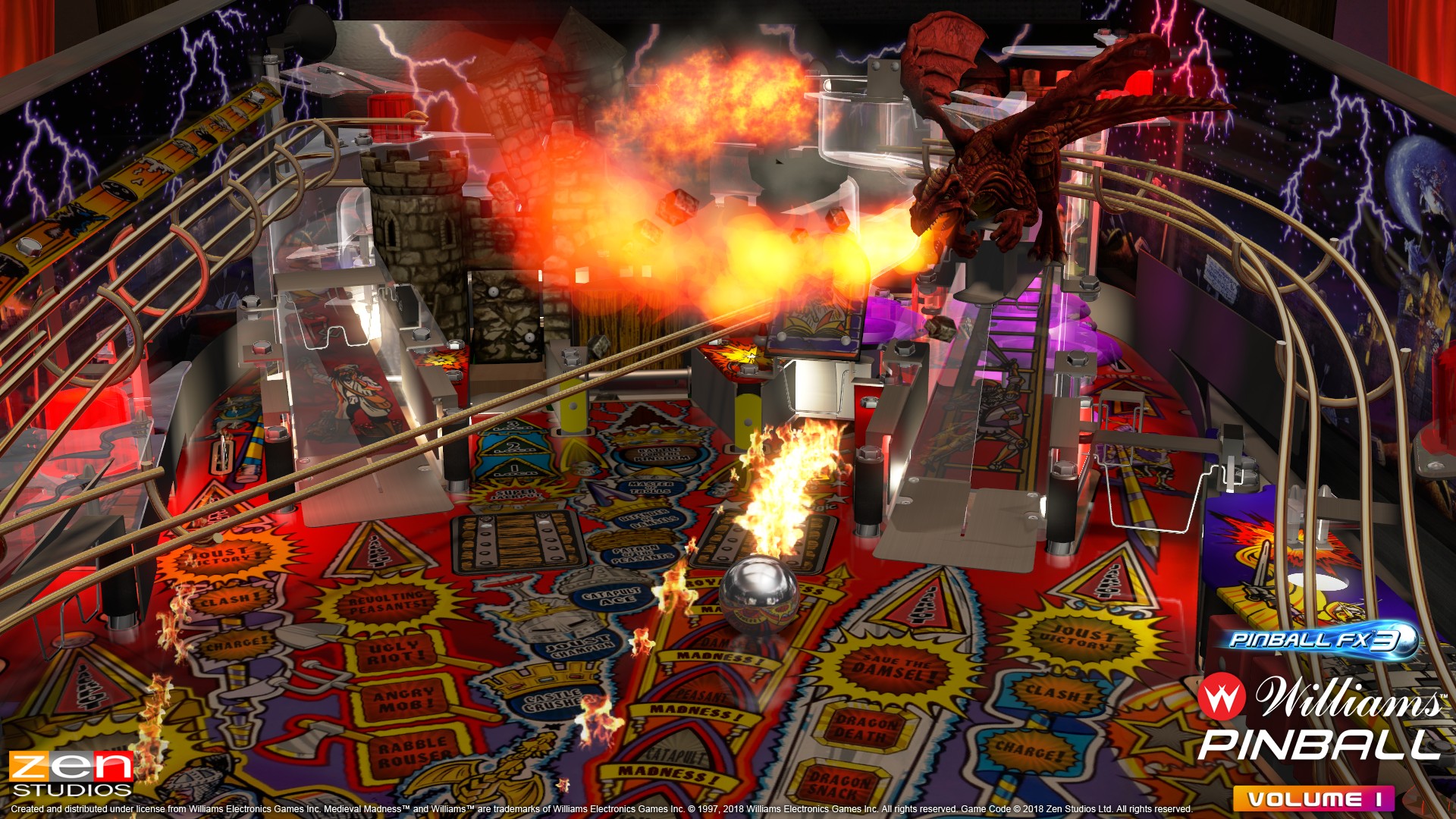 Pinball FX3 Williams Pinball Medieval Madnes