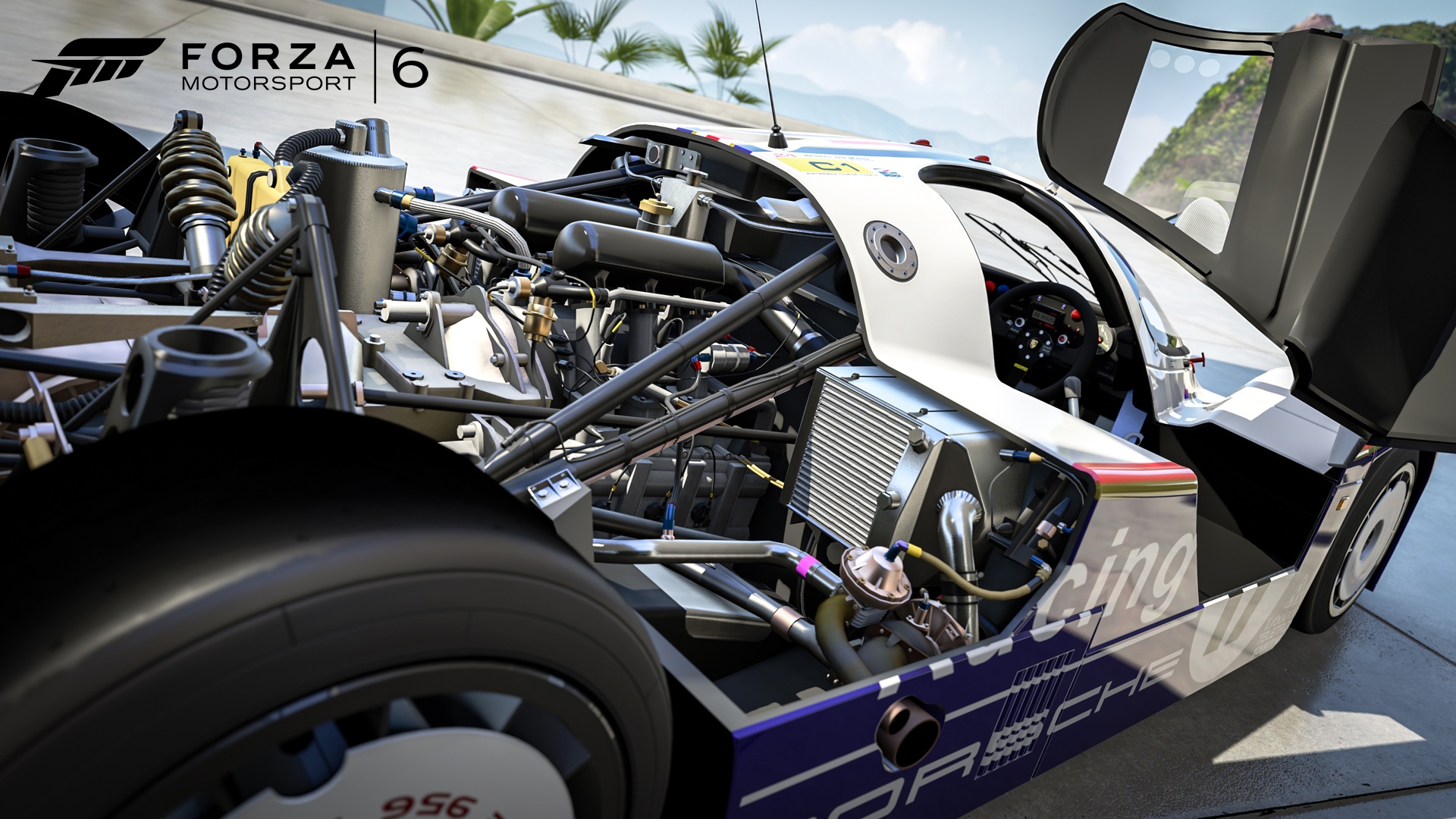 1987 Porsche #17 Racing Porsche AG 962c