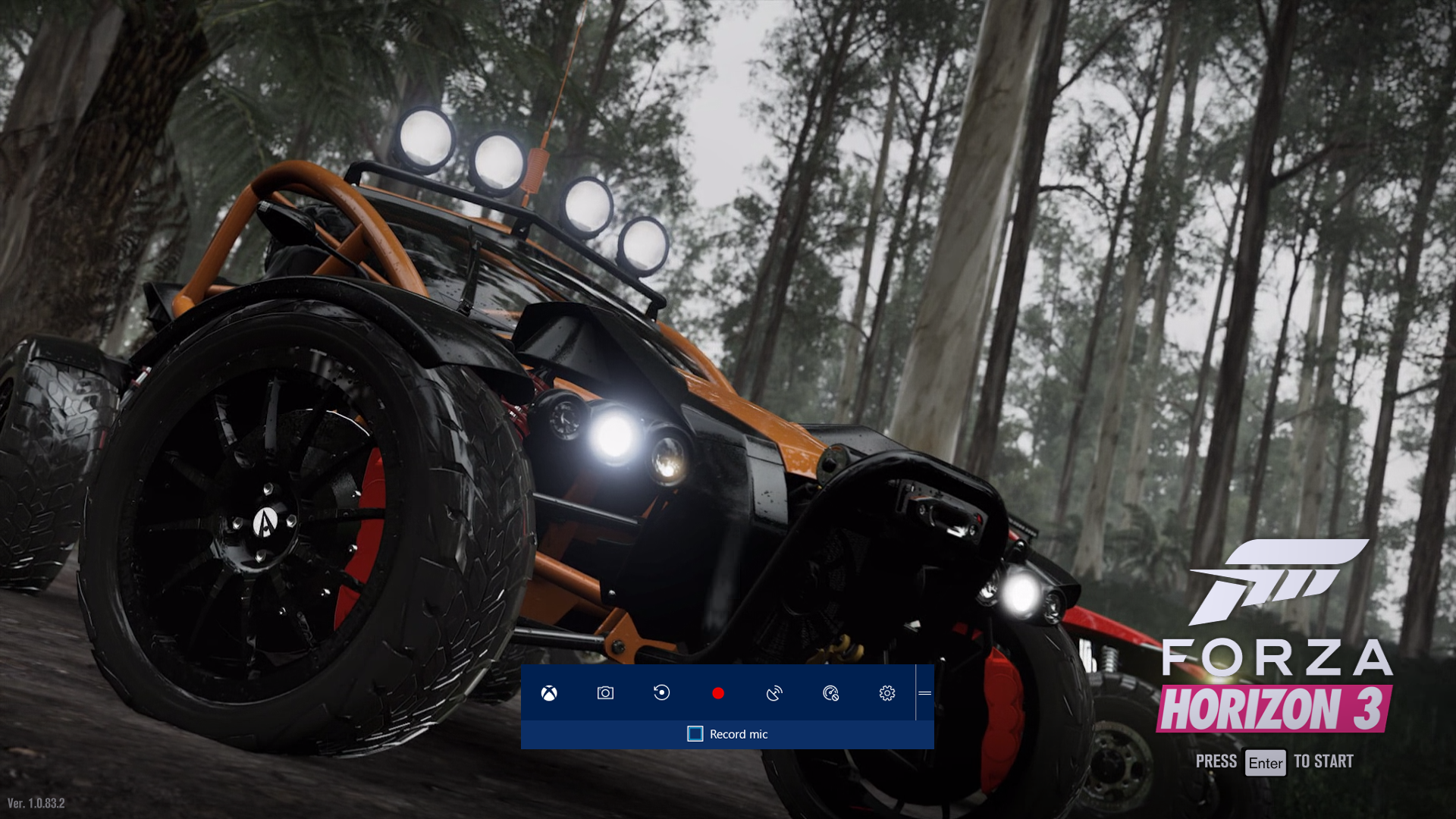 Game bar on Windows 10 