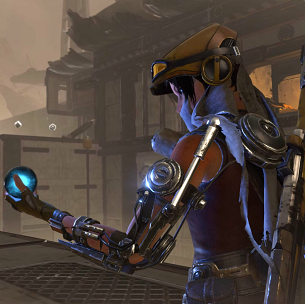 joule holding a core