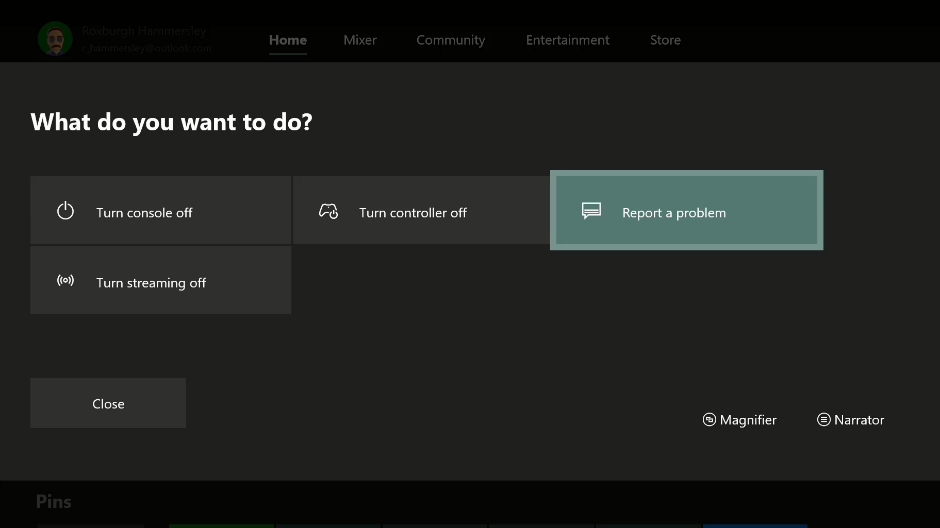 Report a Problem