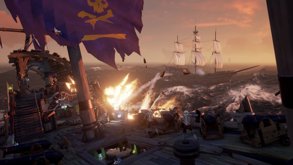 Sea of Thieves Cursed Sails Skeleton Ships