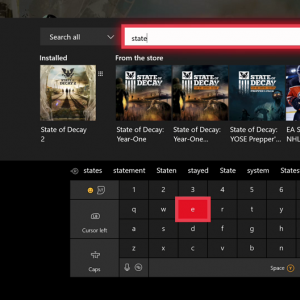 Search Window on Dashboard 1806