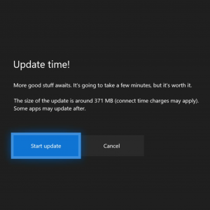System Update Splash Screen