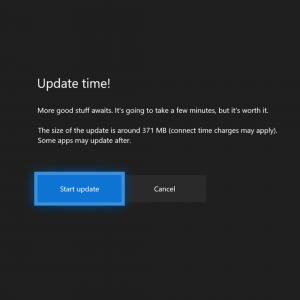 System Update Splash Screen