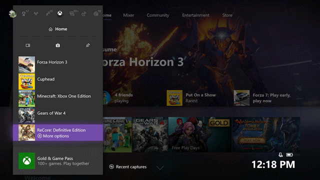 Updated Xbox Guide