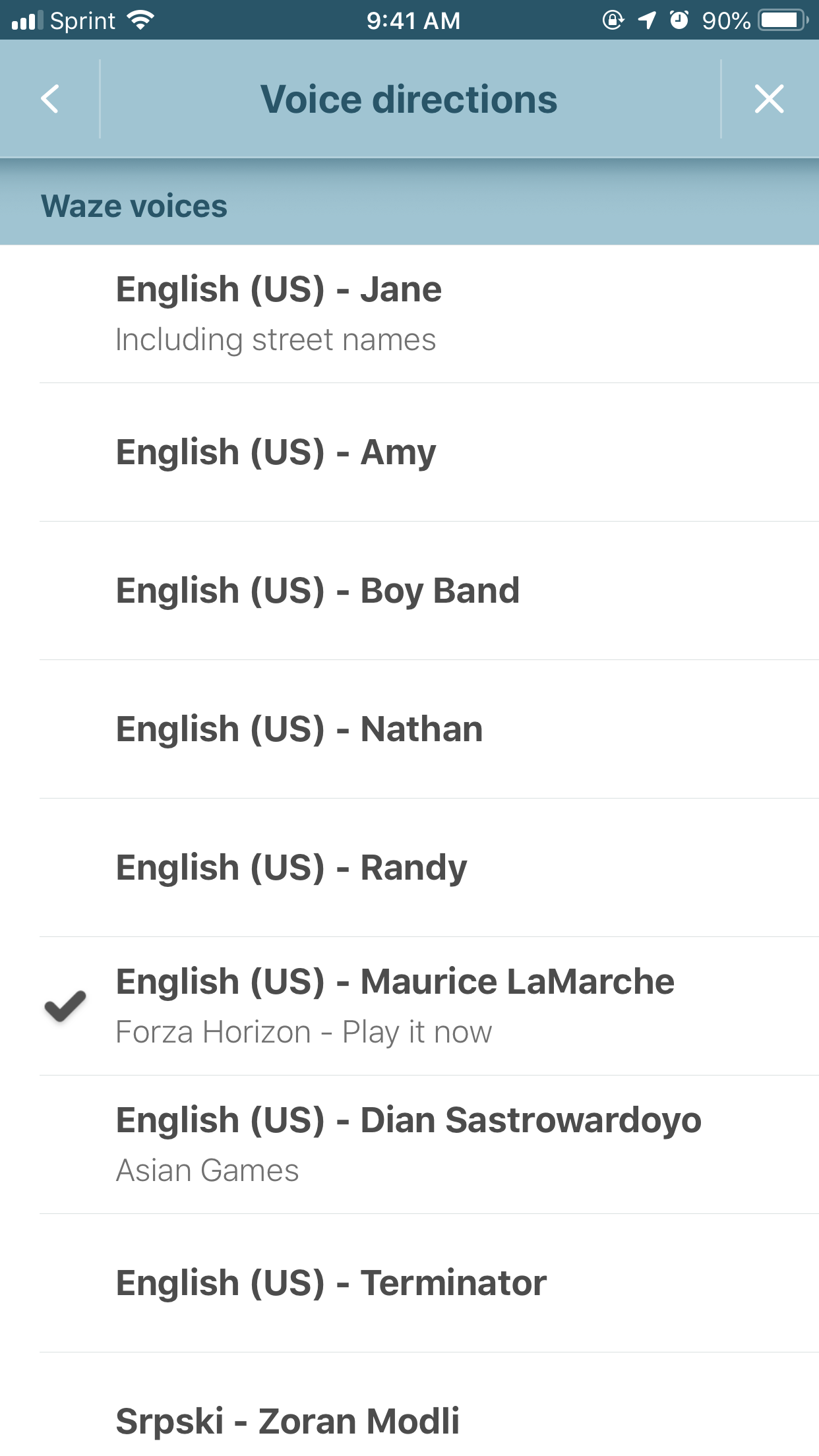 Waze Change Voice
