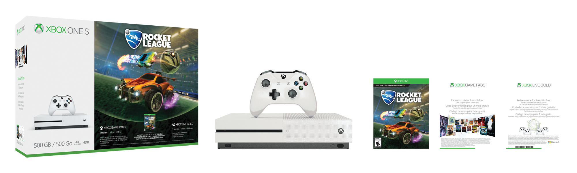 Xbox One S Rocket League Blast-Off Bundle