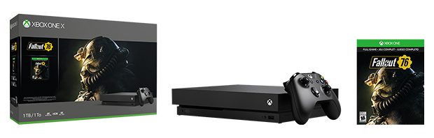 Xbox One X Fallout 76 Bundle