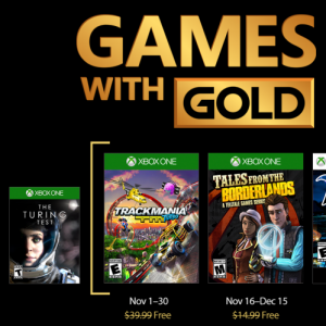 Games with Gold November