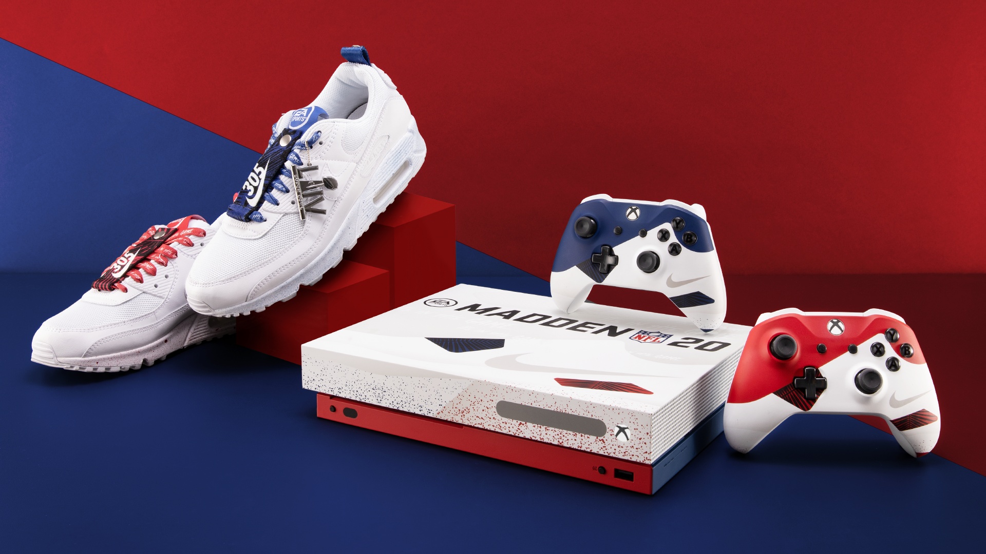 Xbox One Custom Edition: Xbox, Nike und EA Sports gestalten Konsole anlässlich des Super Bowl HERO