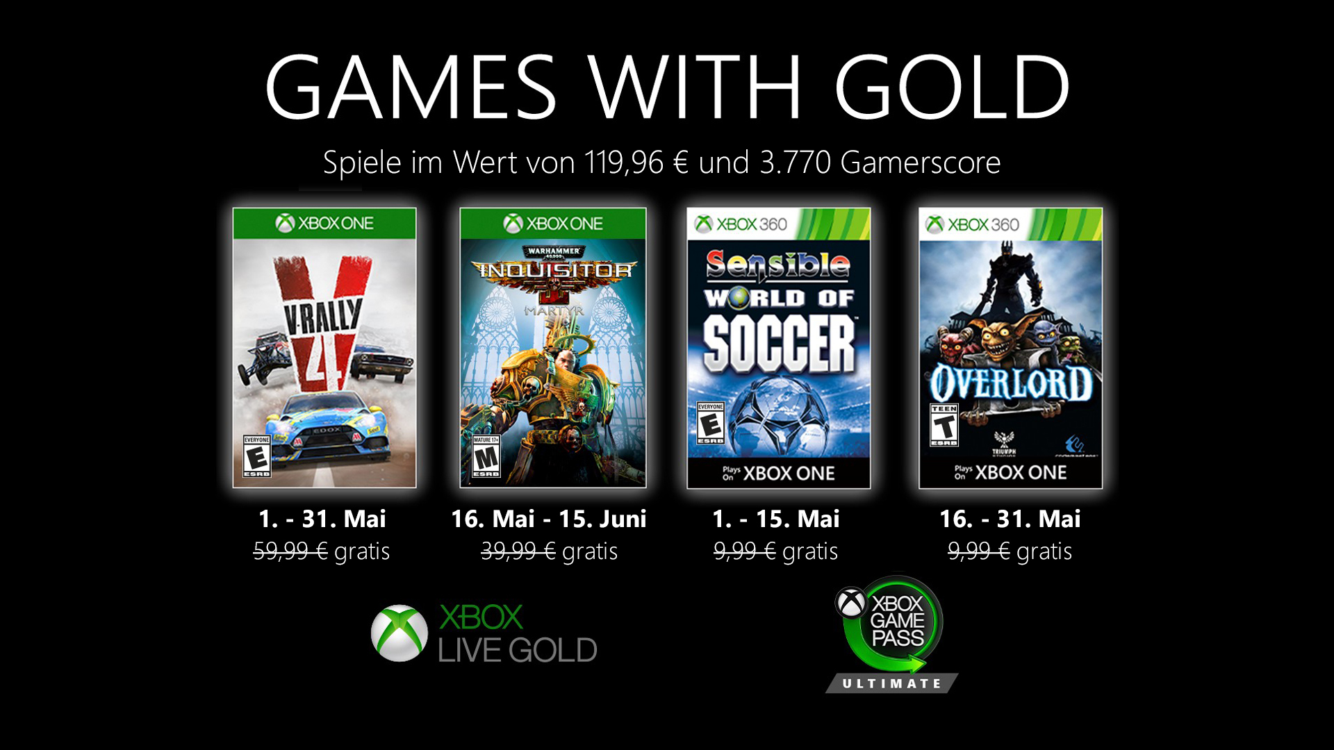 Games with Gold: Diese Spiele gibt es im Mai gratis HERO