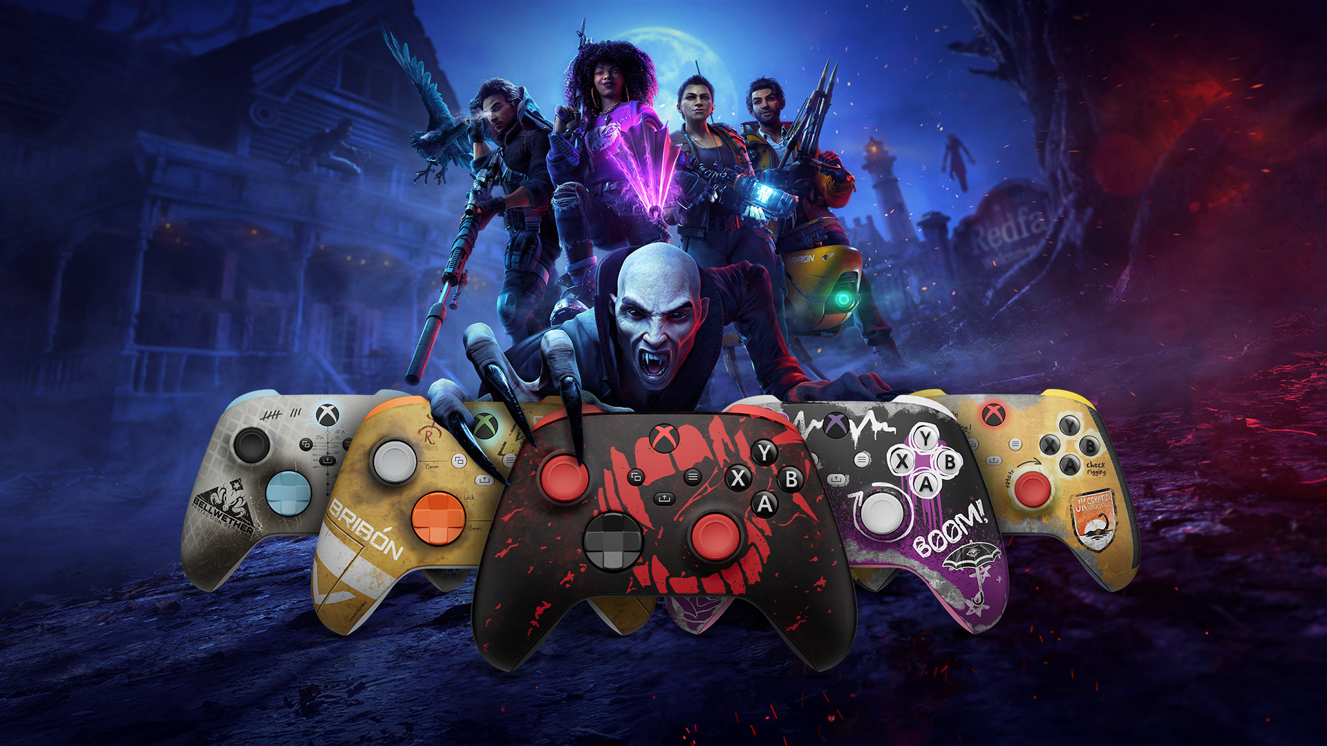 Jetzt wird zurückgebissen! Redfall Limited Edition Controller im Xbox Design Lab