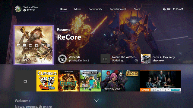 Update für Xbox One - Systemupdate - Xbox One GIF 