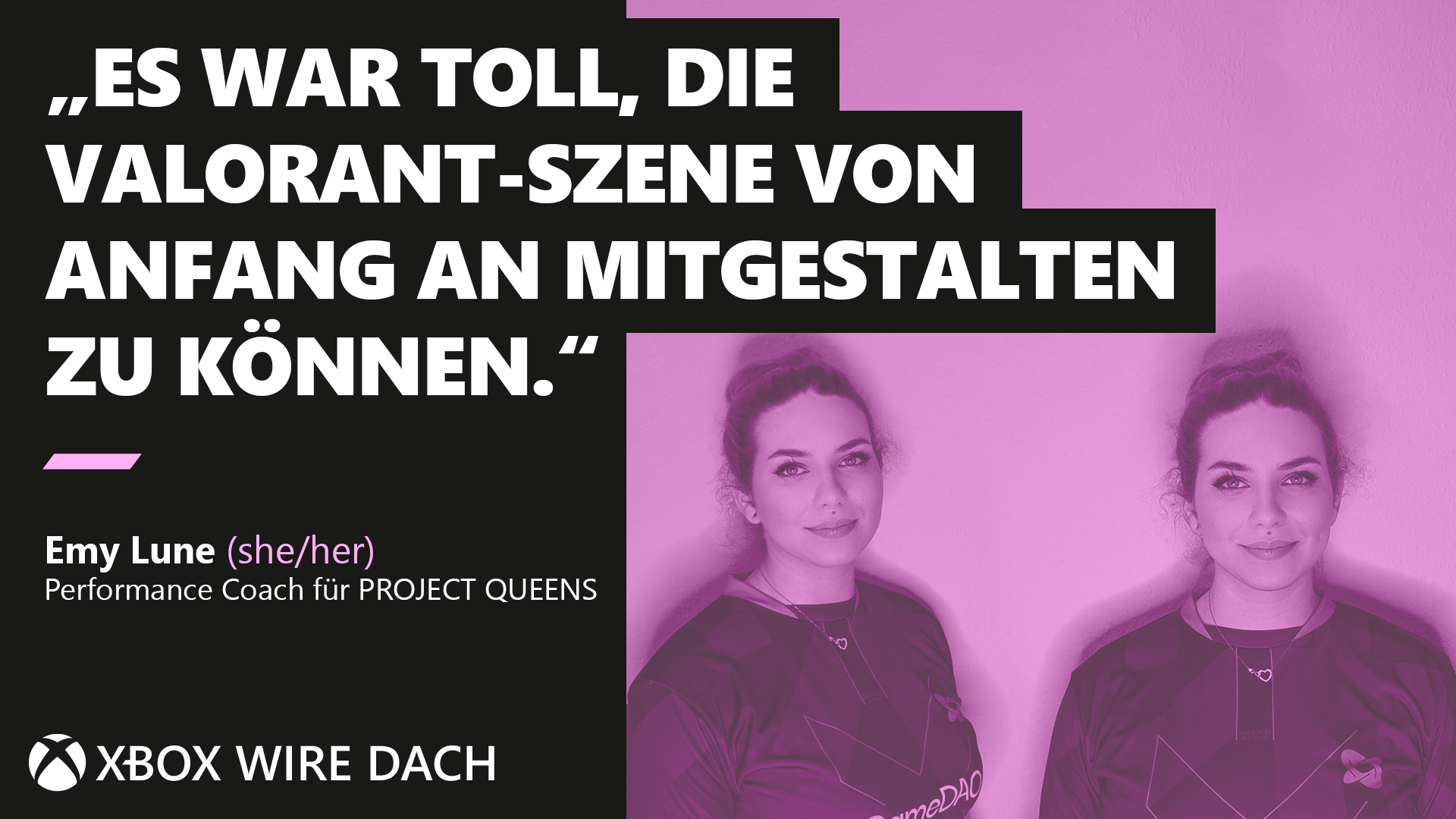 #WeAreAllGaming Staffel 6: Performance Coach Emy Lune von PROJECT QUEENS