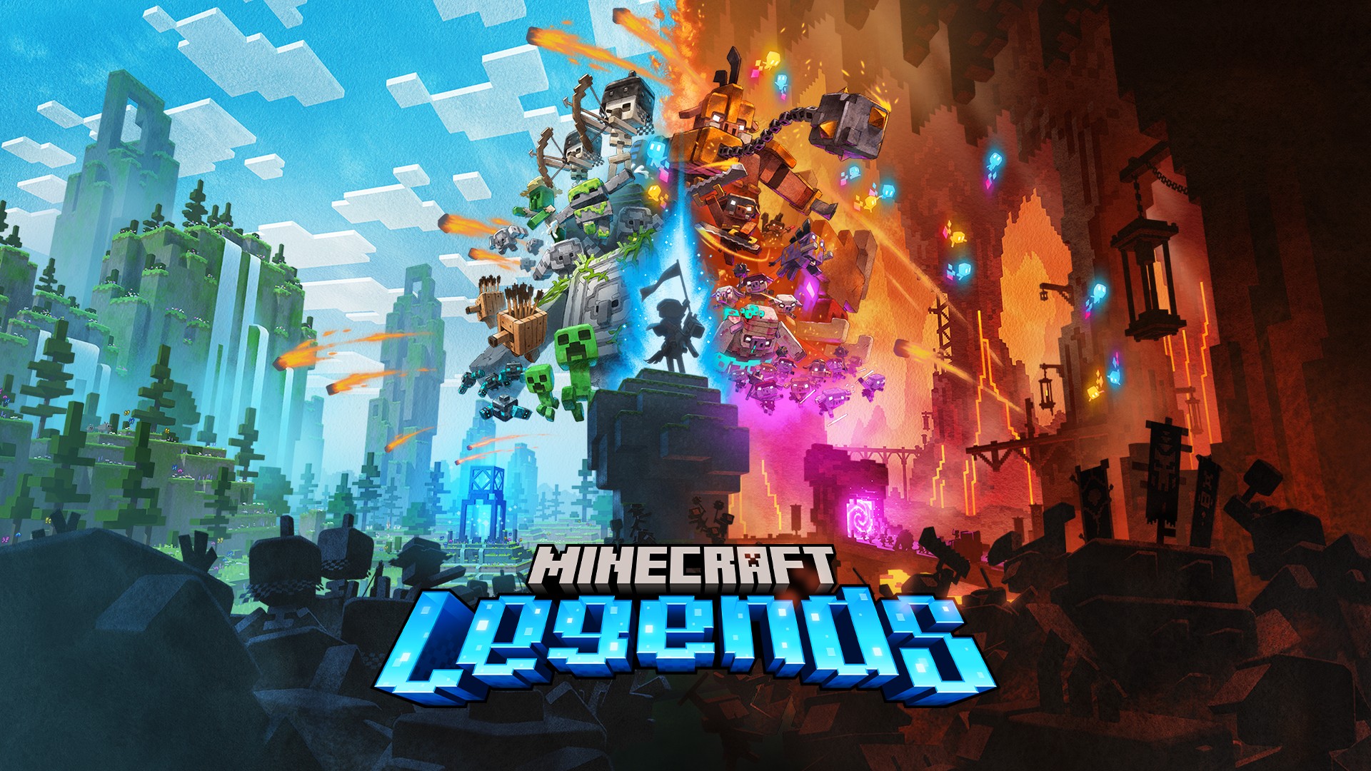 Hauptmotiv von Minecraft Legends
