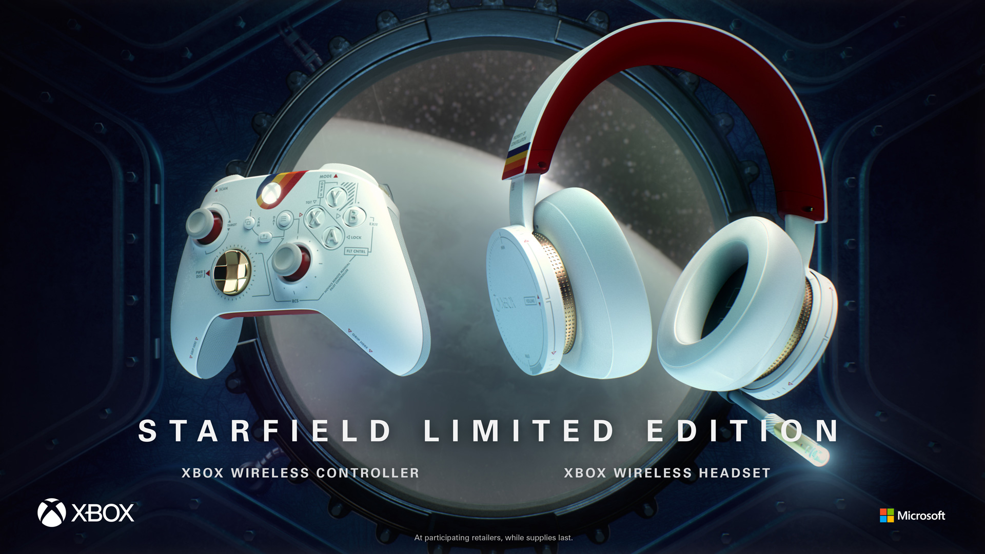 Beginne Deine interstellare Reise mit dem Starfield Limited Edition Wireless Controller und Headset HERO
