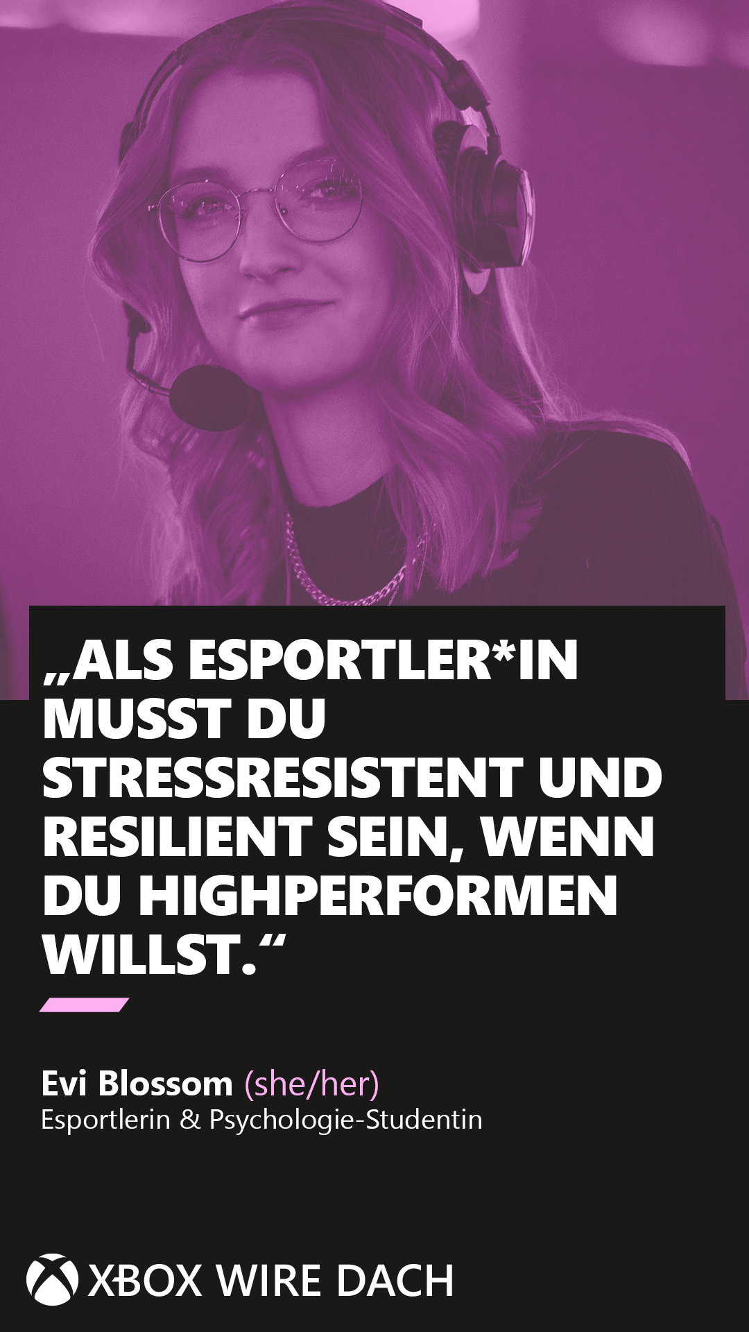 #WeAreAllGaming Staffel 6: Spielerin Evi Blossom verrät, was Esport mit Psychologie zu tun hat