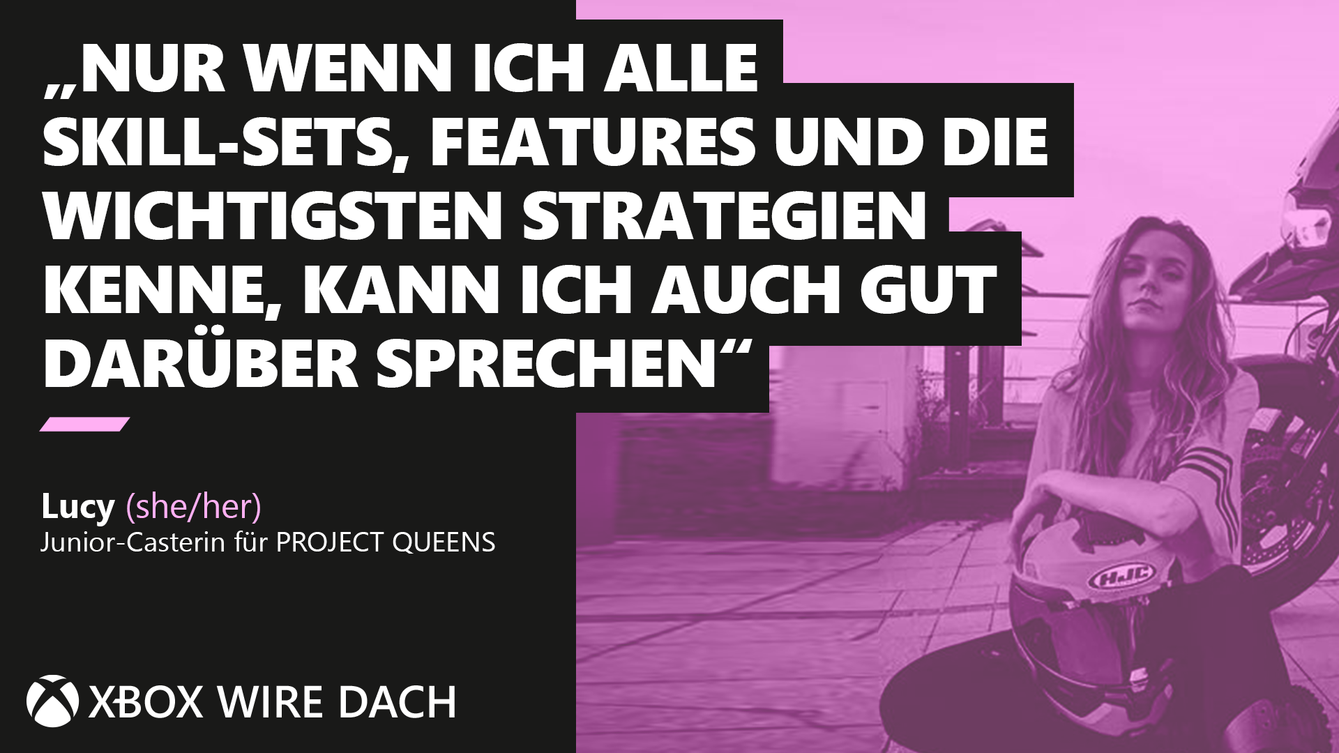 #WeAreAllGaming Staffel 6: Warum sich bei Casterin Lucy alles um VALORANT dreht und wie sie diese Leidenschaft auf ihr Publikum überträgt