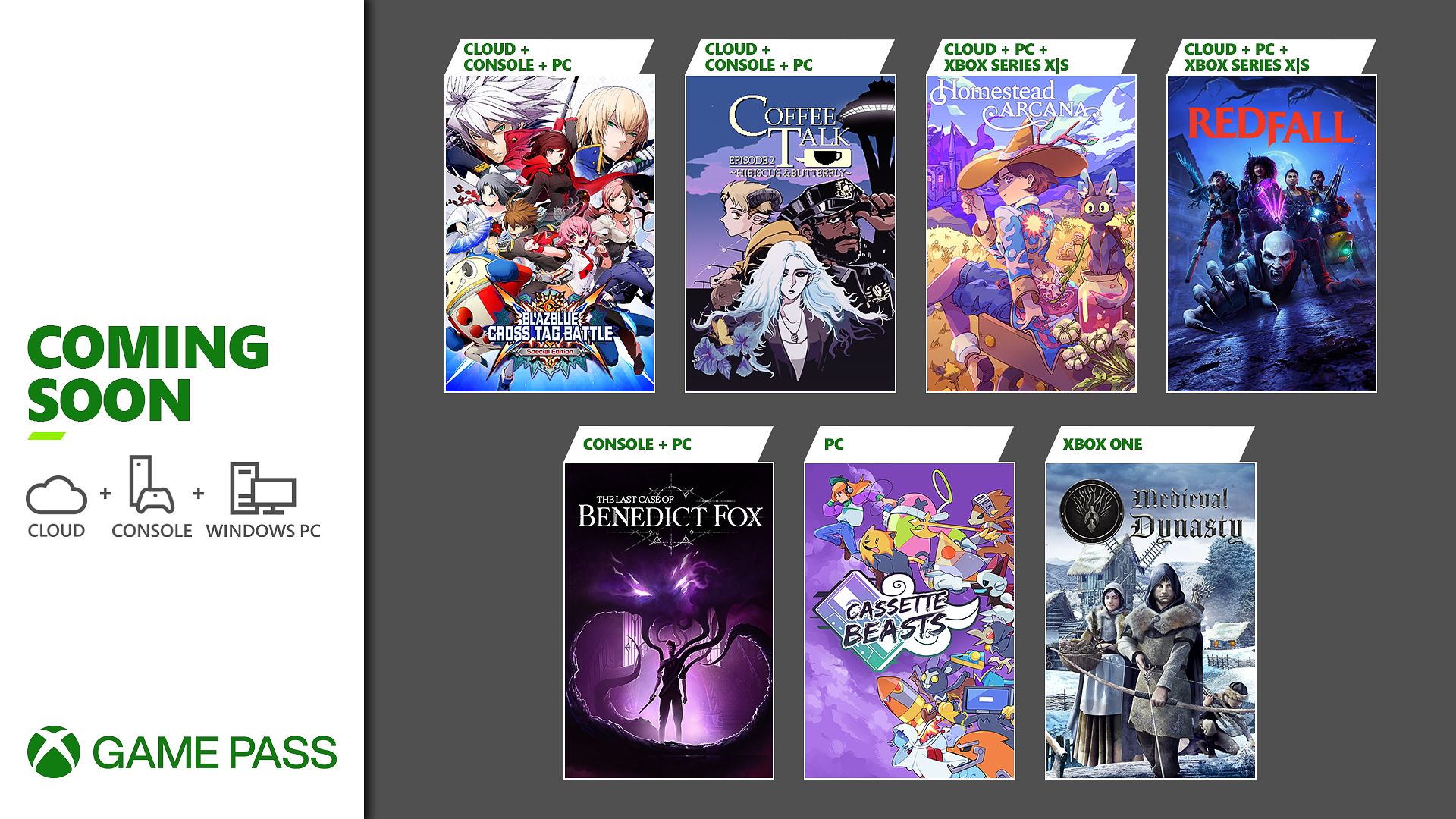 Bald im Xbox Game Pass: Redfall, The Last Case of Benedict Fox, BlazBlue: Cross Tag Battle und mehr HERO