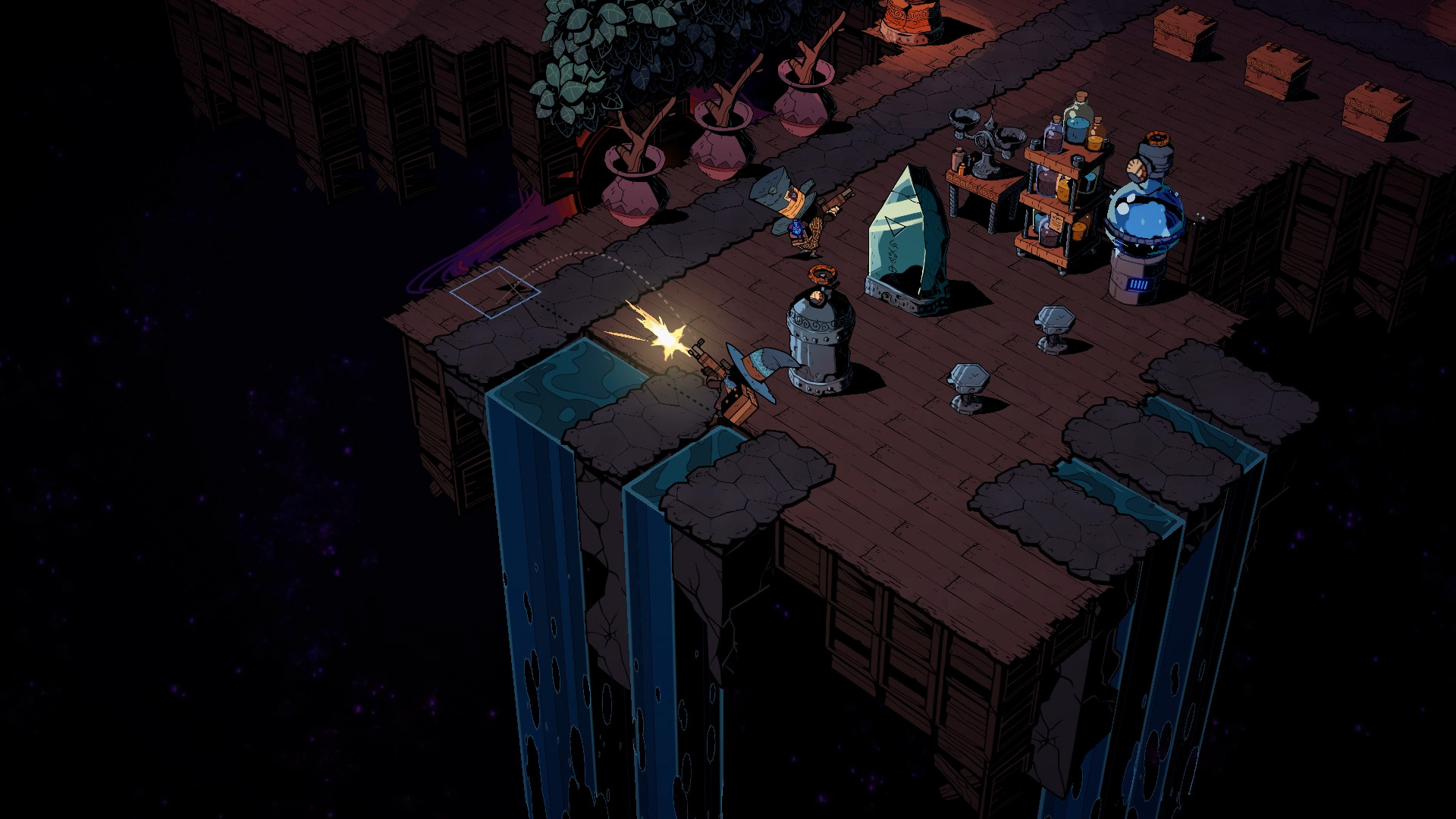 Überlebe in der magischen Wildnis von Wizard with a Gun