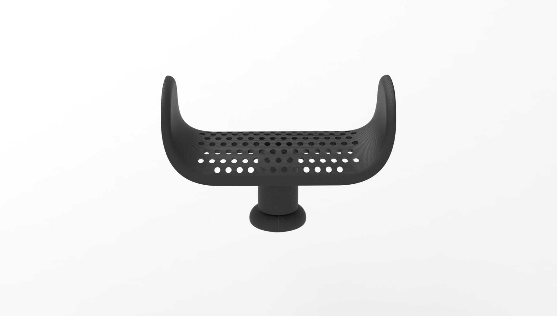 Die neue XBOX Adaptive Thumbstick-Aufsatzform „Goal Post“, angebracht am XBOX Adaptive Joystick 