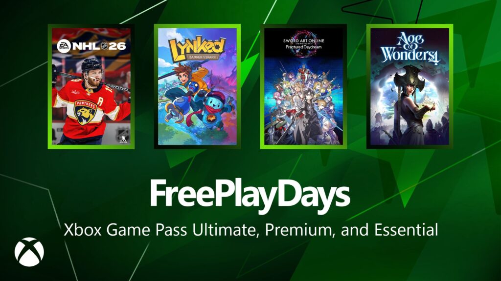 Días de Juego Gratis: NHL 26, Lynked: Banner of the Spark, Sword Art Online Fractured Daydream y Age of Wonders 4