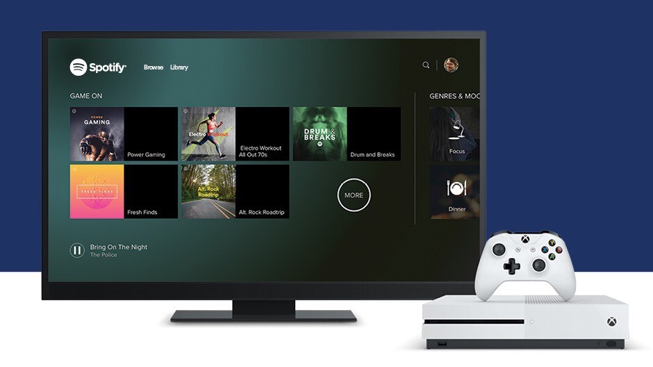 Spotify llega a Xbox One