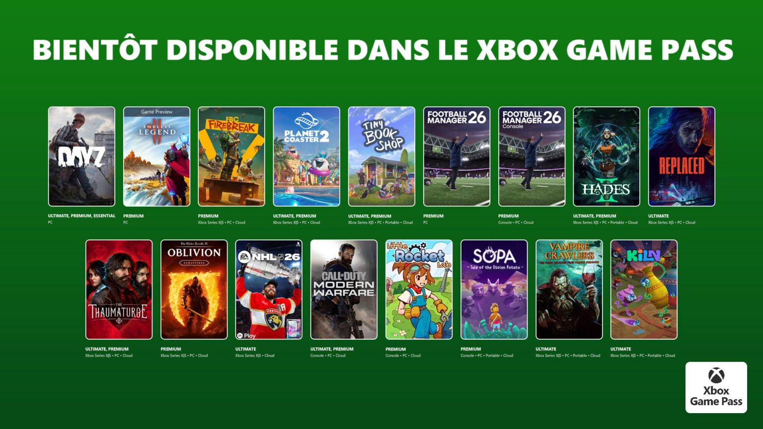Prochainement dans le Xbox Game Pass : Kiln, Hades II, Vampire Crawlers ...